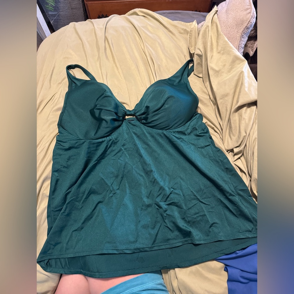 Lane Bryant “Cacique” Teal Swimwear